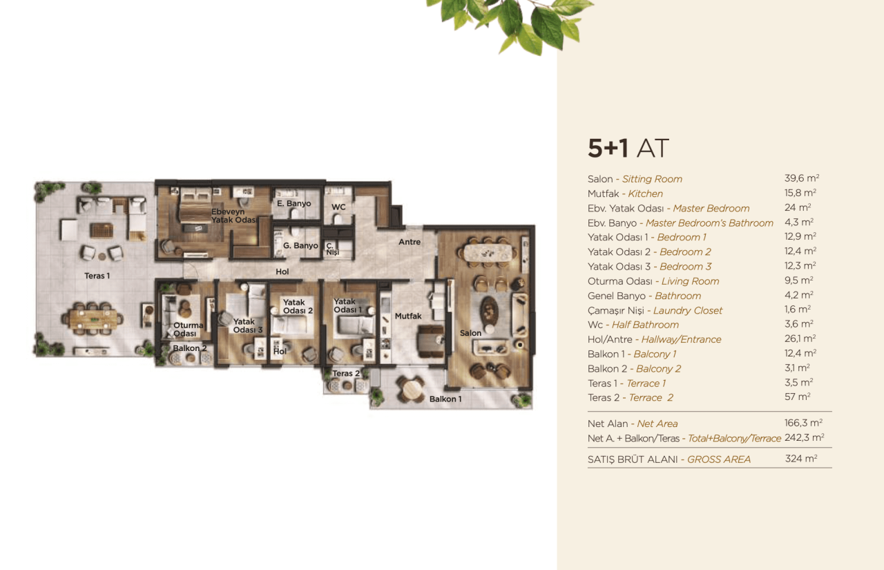 Flat in Istanbul, Turkey, 95 m² - picture 19