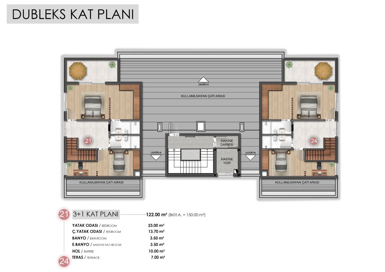 Appartement à Antalya, Turquie, 150 m² - image 10