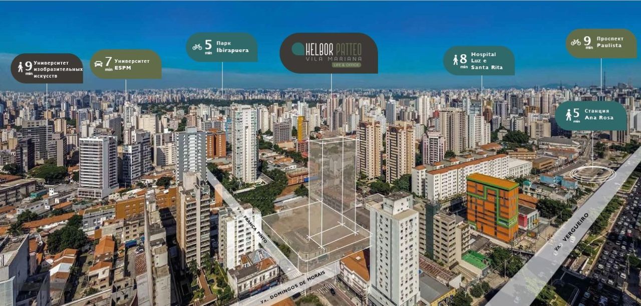 Appartamento San-Paulu, Brasile, 26 m² - foto 2