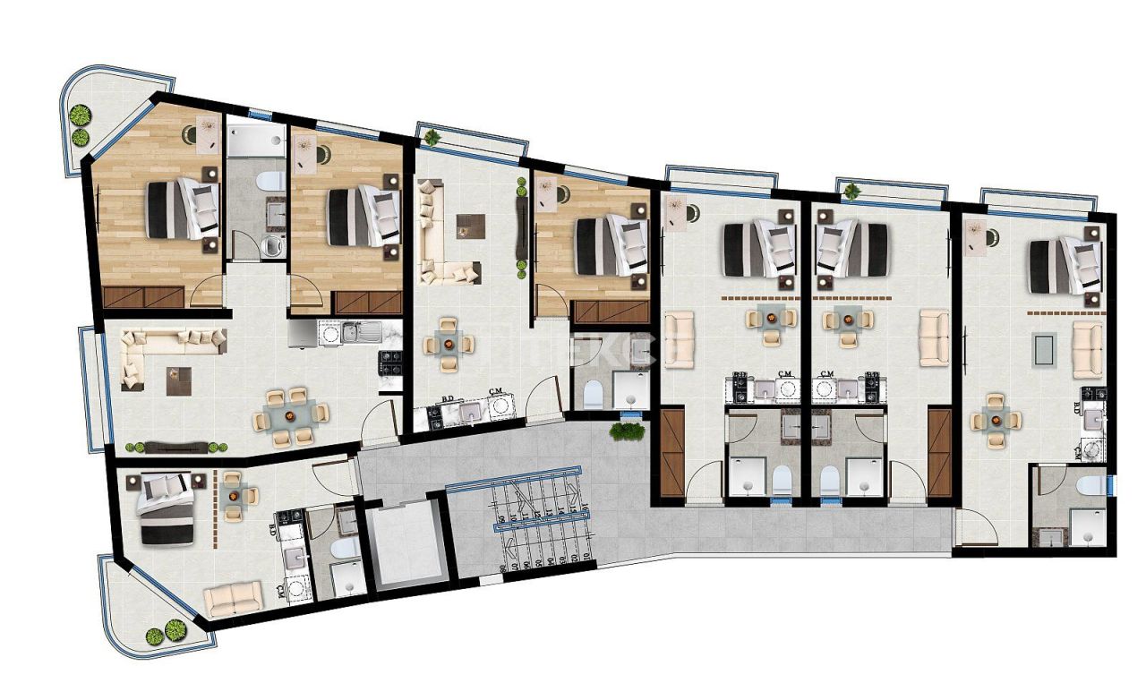 Penthouse à İskele, Chypre, 33 m² - image 6