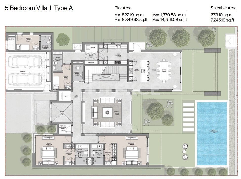 Villa Siniyah Island, EAU, 535 m² - foto 17