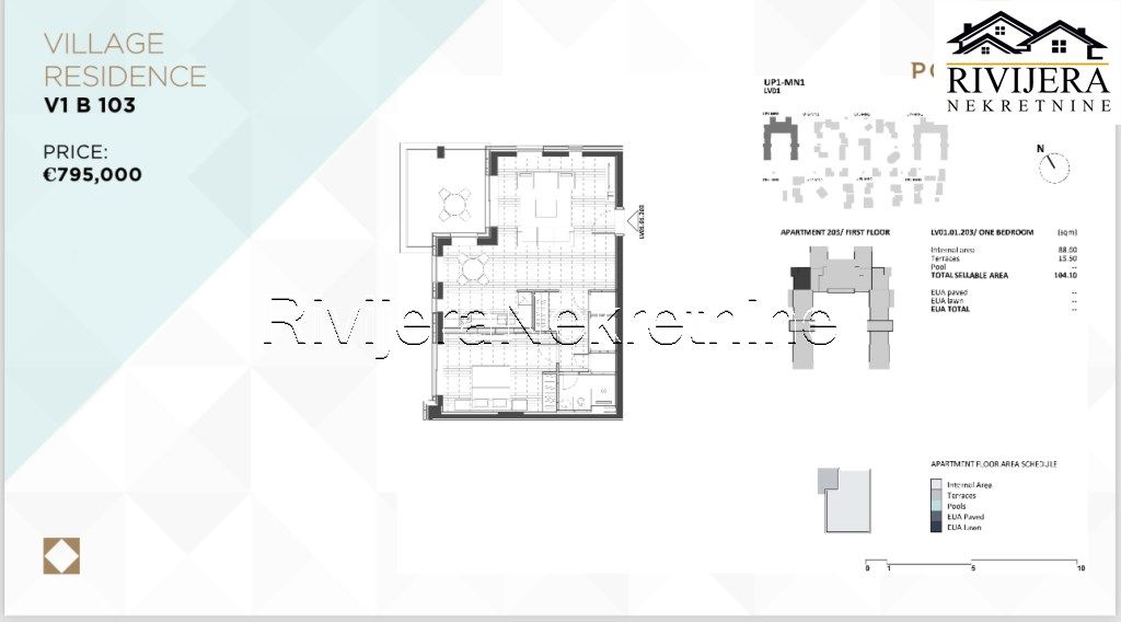 Flat in Herceg-Novi, Montenegro, 104.1 m² - picture 12