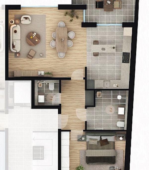 Appartement à Willich, Allemagne, 75.69 m² - image 4