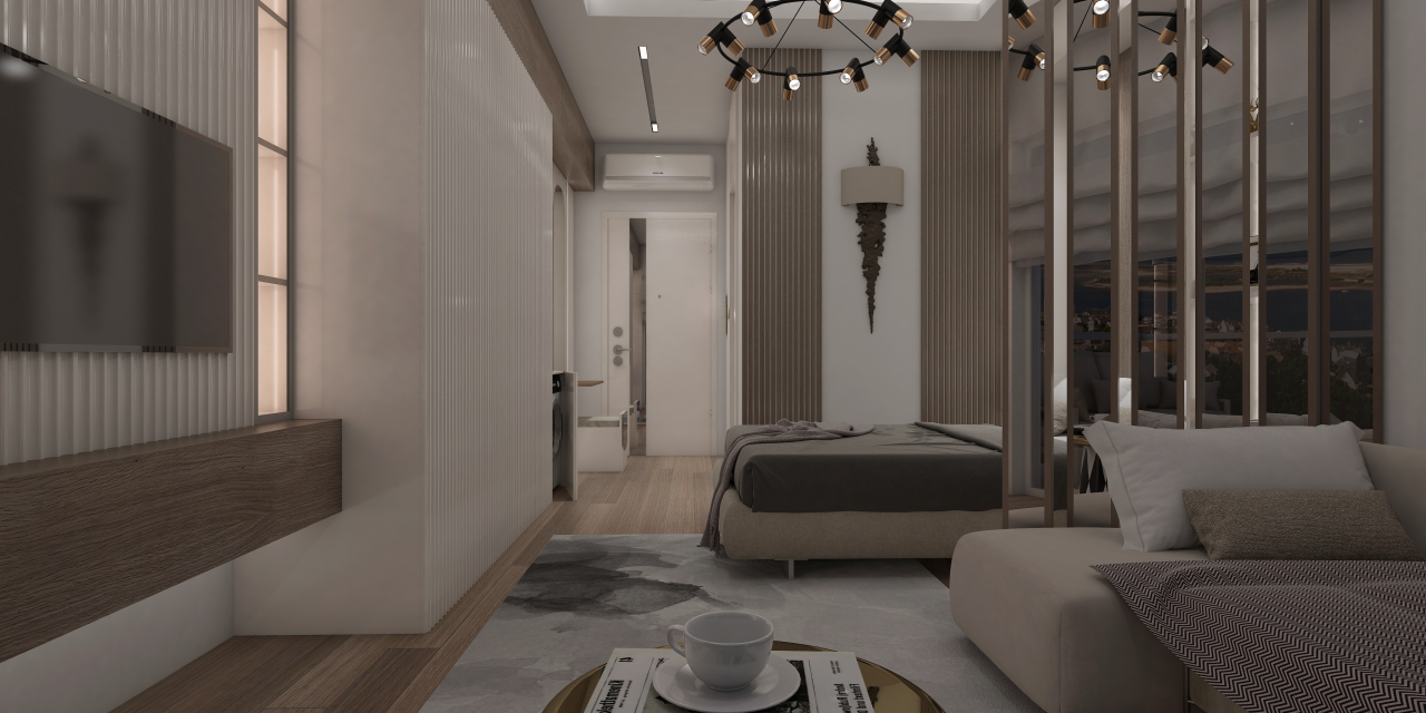 Estudio en Gaziveran, Chipre, 38 m² - imagen 9