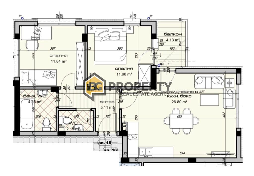 Apartment in Varna, Bulgaria, 102 m² - picture 6