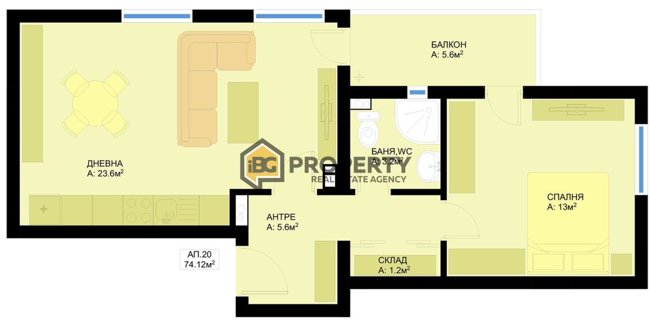 Apartment in Varna, Bulgaria, 74 m² - picture 3