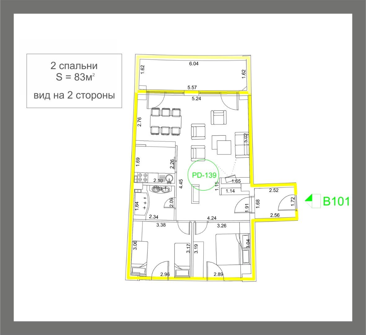 Appartamento a Budva, Montenegro, 50 m² - foto 16