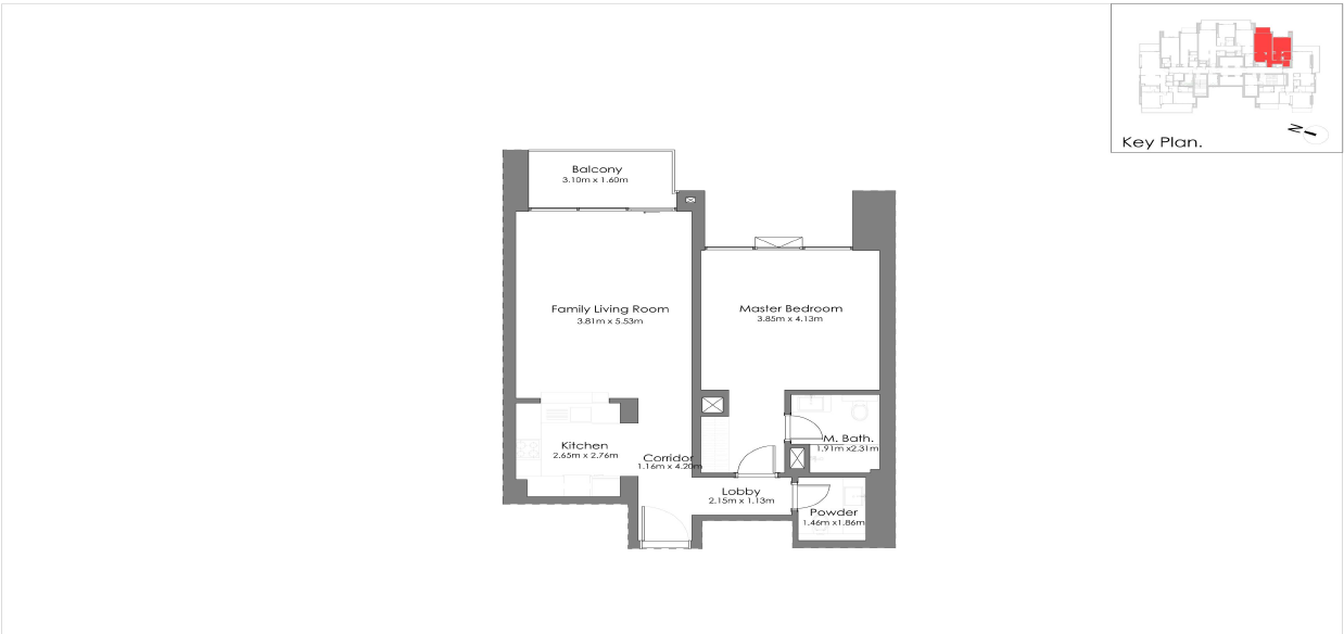 Apartment in Dubai, VAE, 78 m² - Foto 14