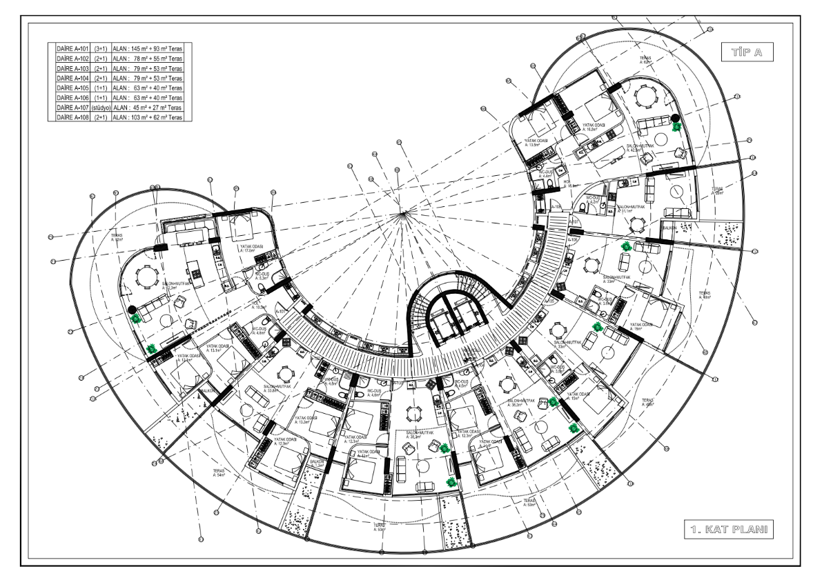 Piso en Kyrenia, Chipre, 45 m² - imagen 1