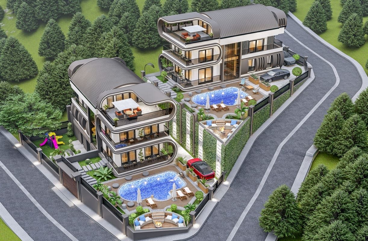 Villa in Alanya, Türkei, 515 m² - Foto 1