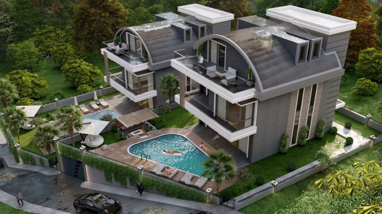 Villa in Alanya, Türkei, 387 m² - Foto 1