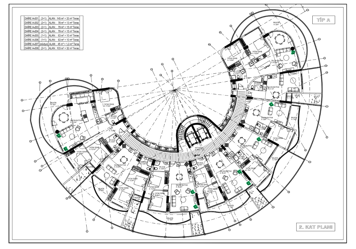 Flat in Kyrenia, Cyprus, 45 m² - picture 2