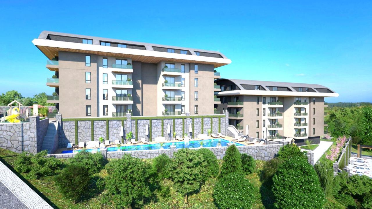 Appartamento a Konakli, Turchia, 53 m² - foto 2