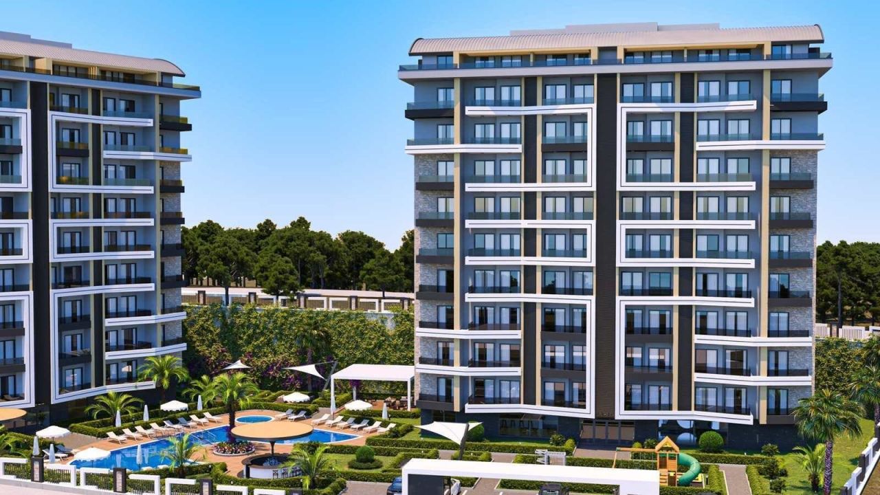 Piso en Avsallar, Turquia, 52 m² - imagen 2