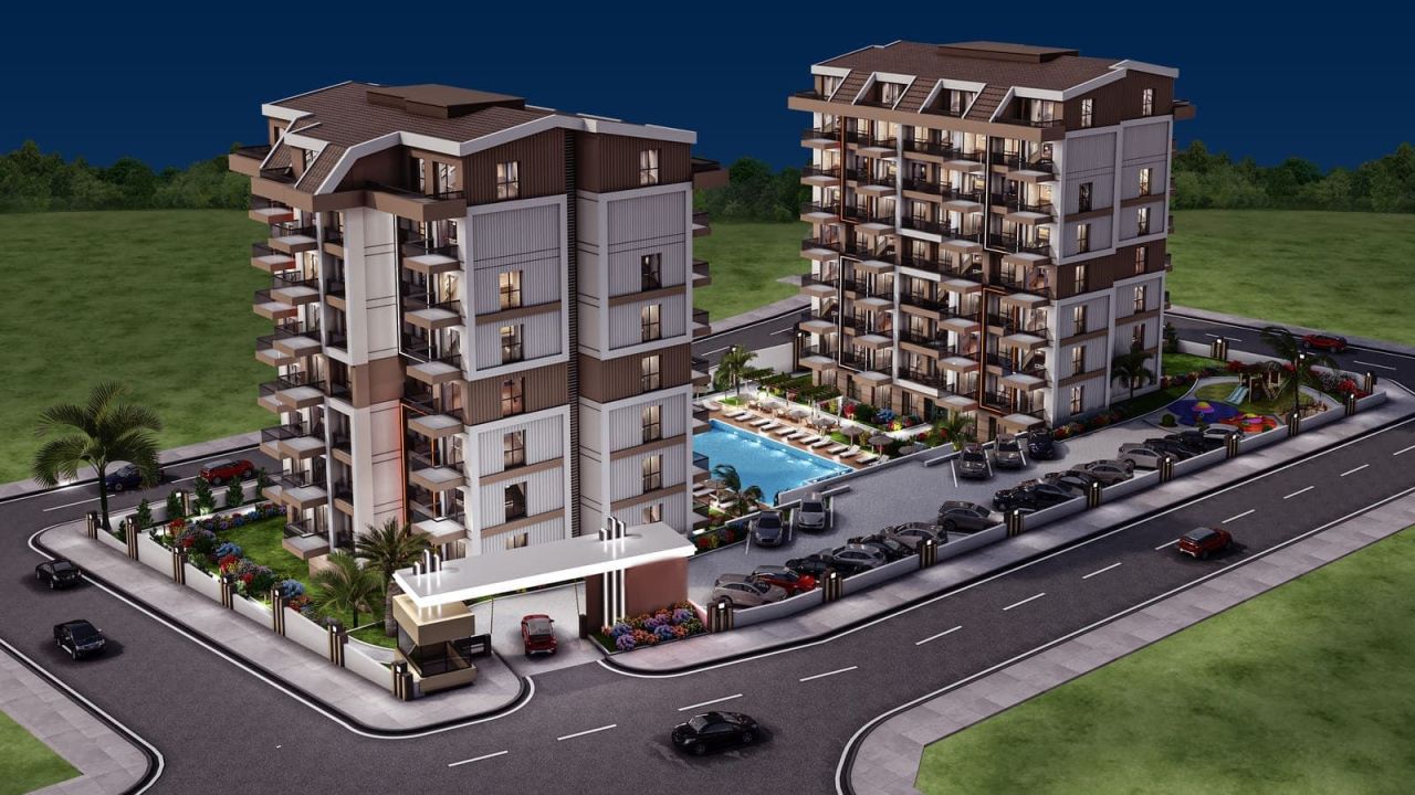 Wohnung in Gazipasa, Türkei, 53 m² - Foto 5