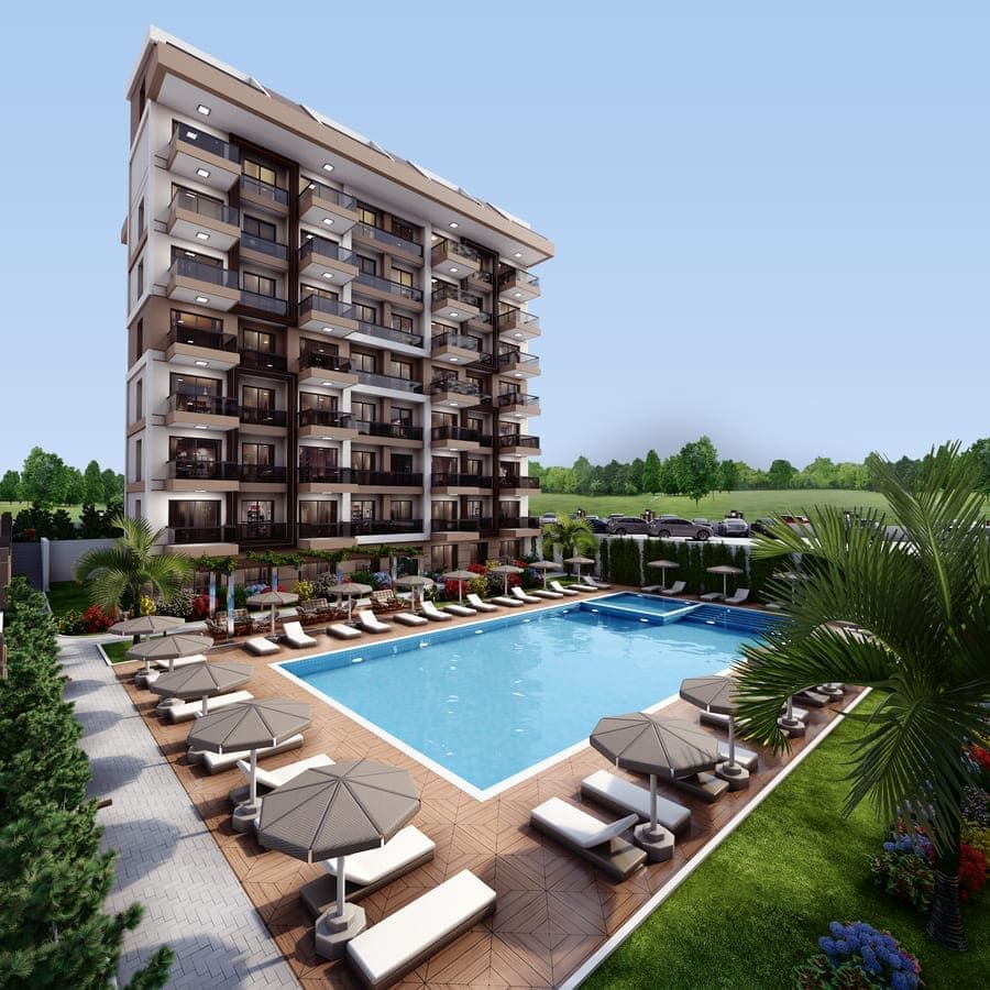 Wohnung in Gazipasa, Türkei, 53 m² - Foto 7