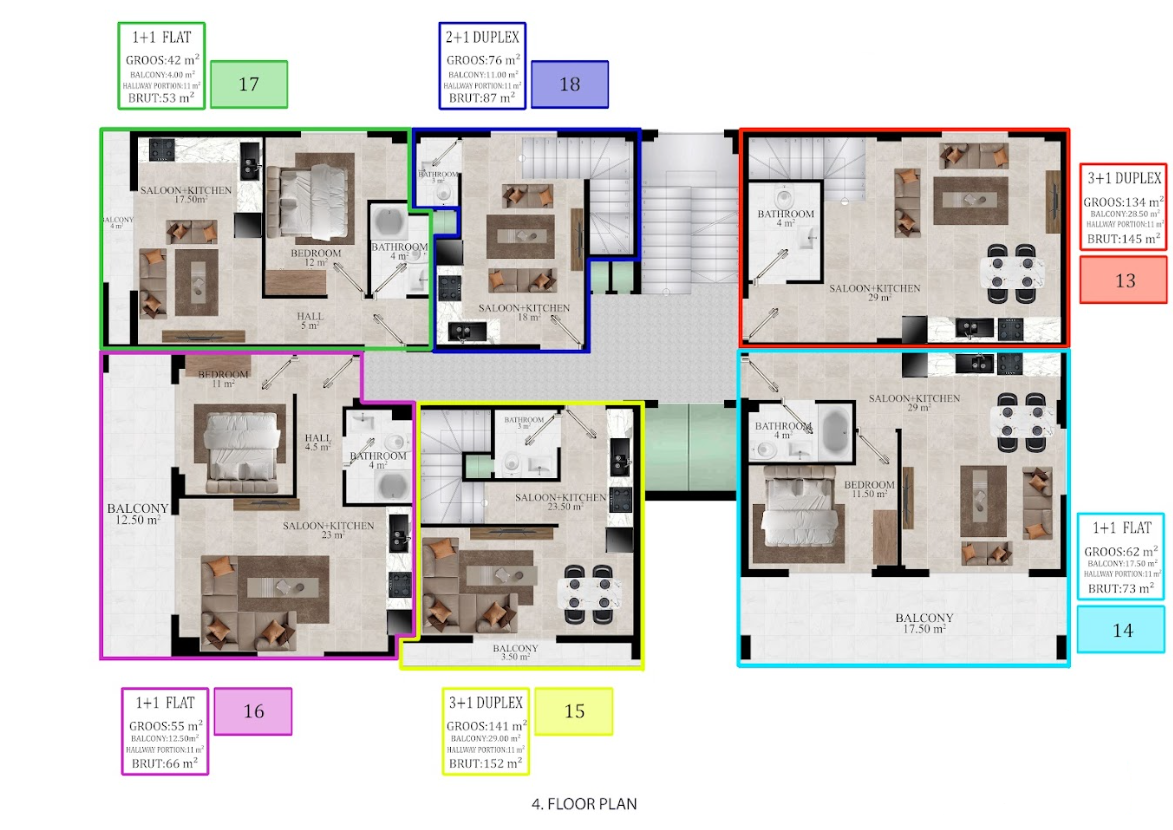 Appartement à Avsallar, Turquie, 78 m² - image 8