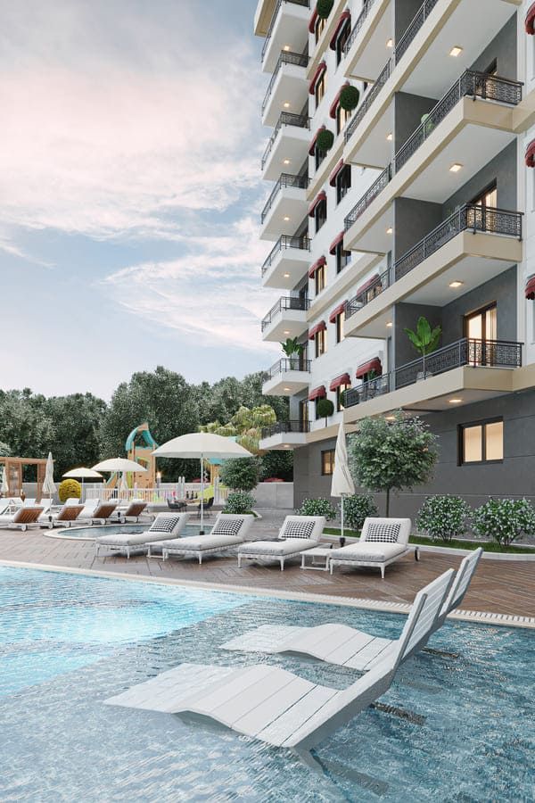 Piso en Avsallar, Turquia, 44 m² - imagen 10