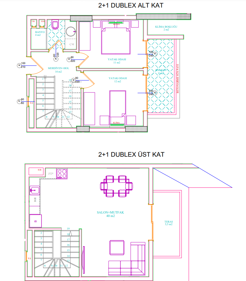 Piso en Avsallar, Turquia, 105 m² - imagen 10