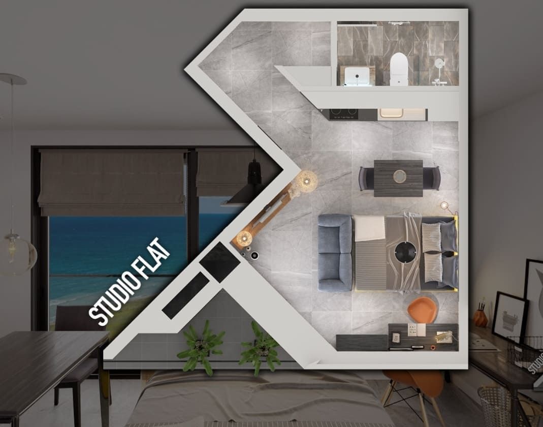 Appartement à Güzelyurt, Chypre, 36 m² - image 11