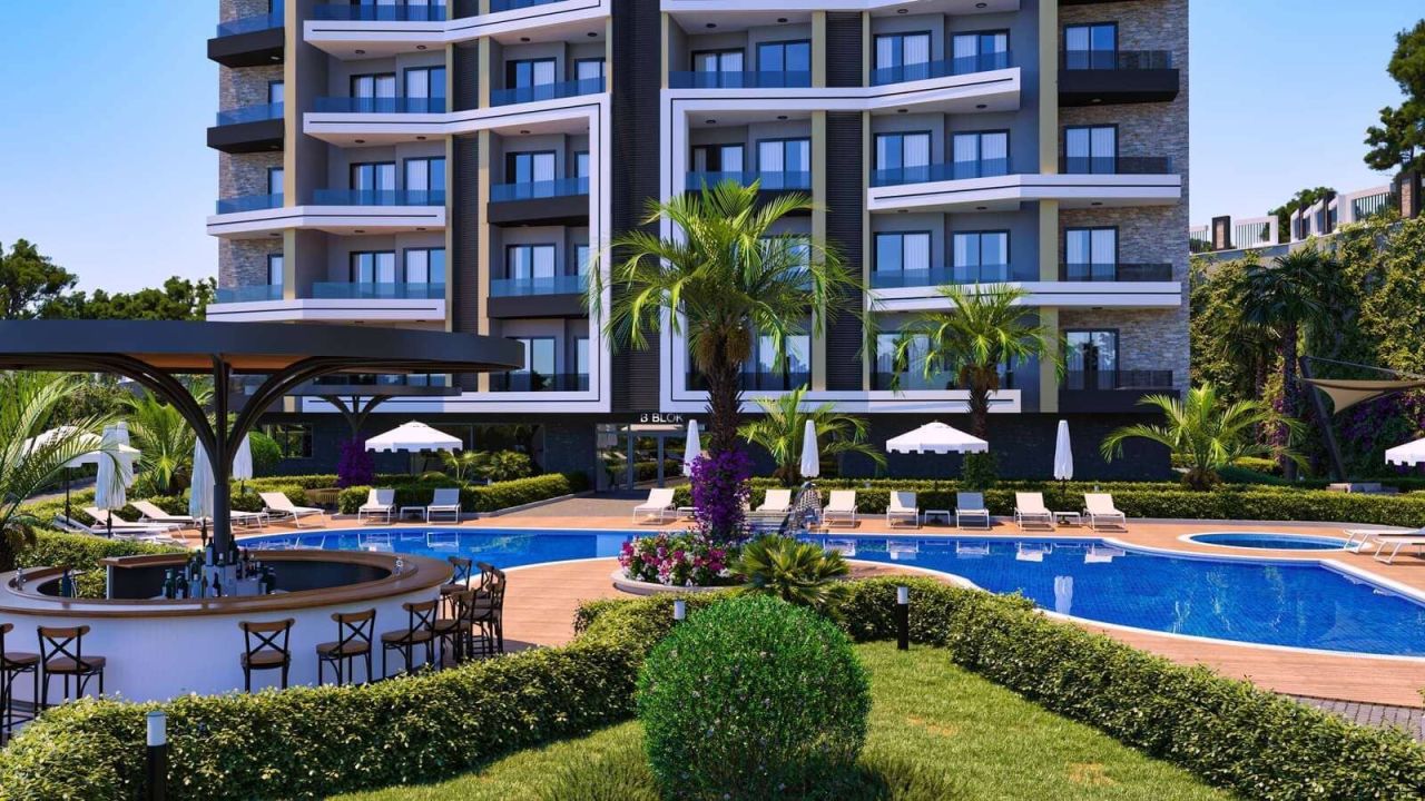 Piso en Avsallar, Turquia, 52 m² - imagen 11