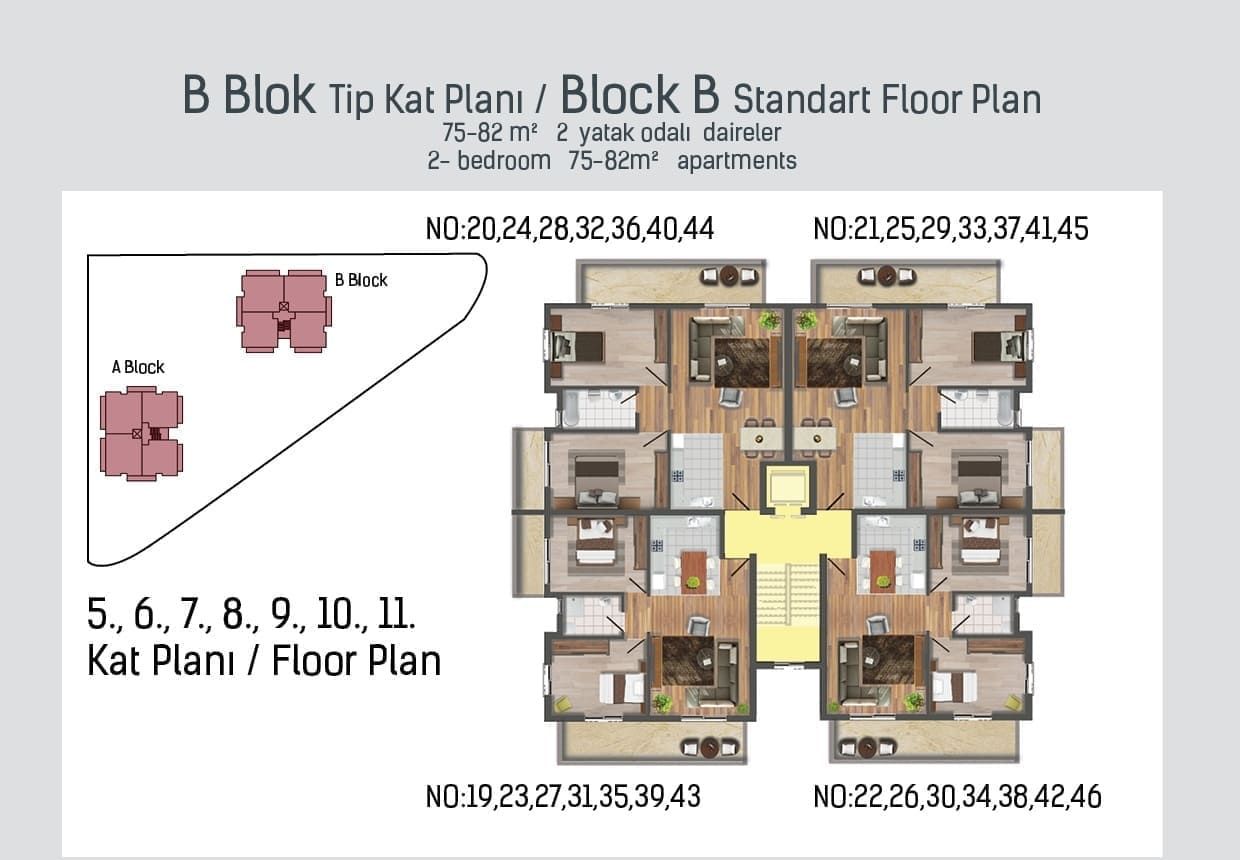 Piso en Famagusta, Chipre, 69 m² - imagen 12