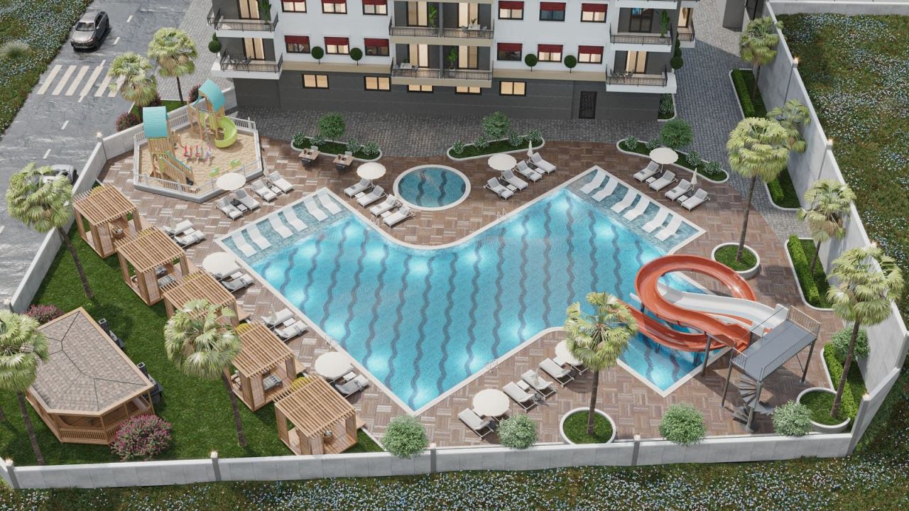 Piso en Avsallar, Turquia, 44 m² - imagen 12