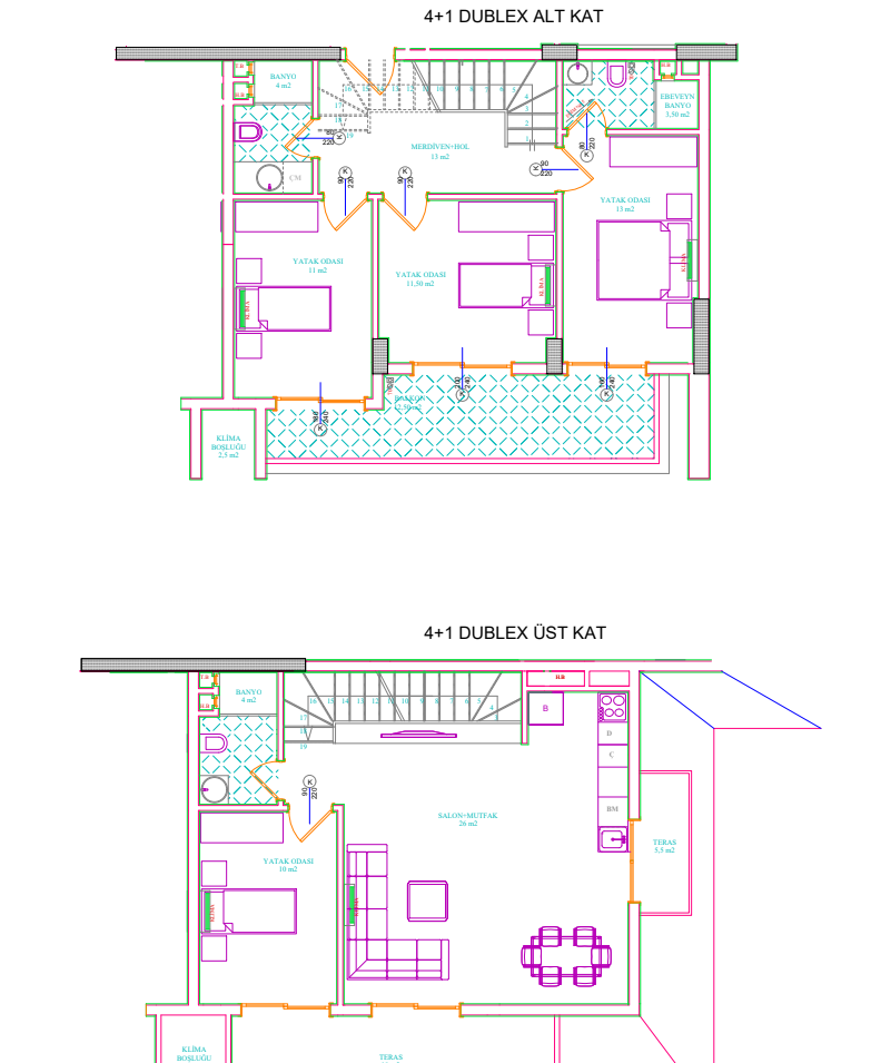 Piso en Avsallar, Turquia, 105 m² - imagen 12