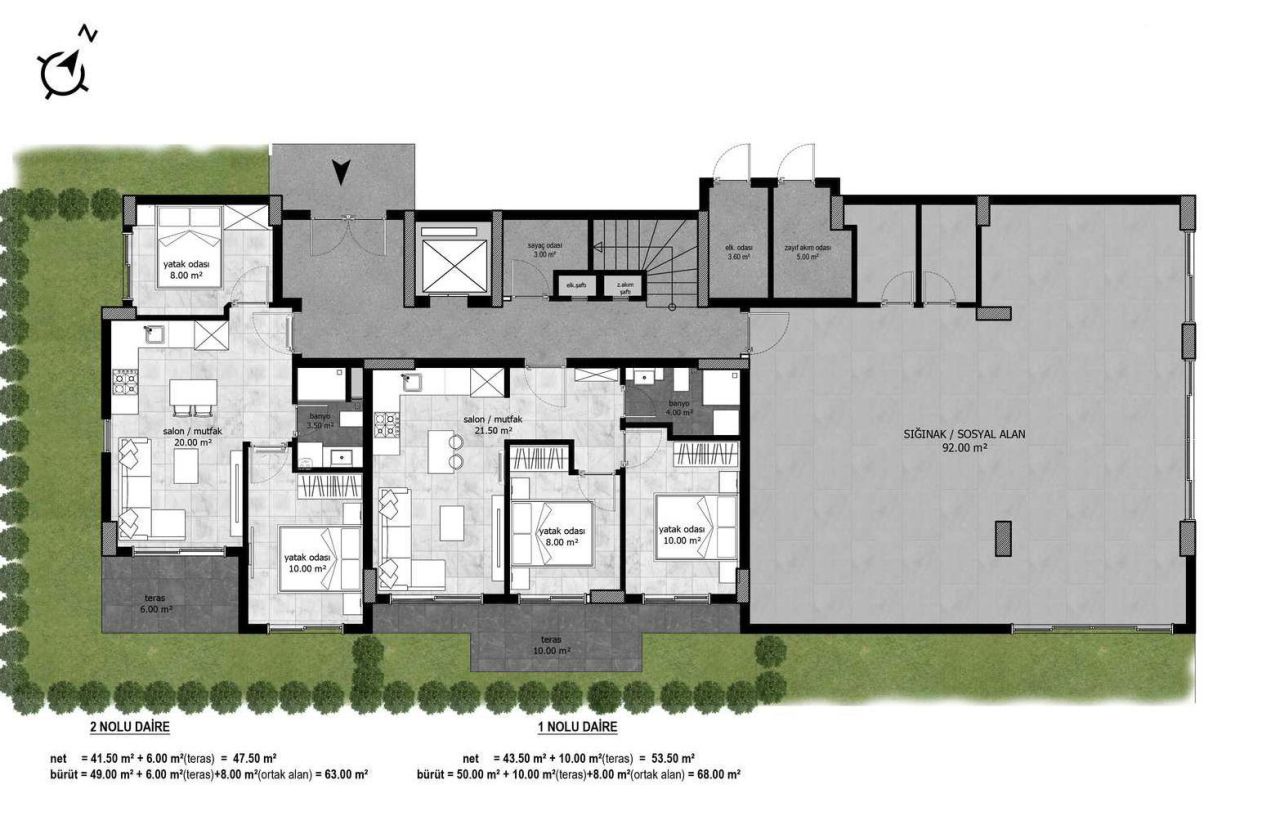 Appartamento ad Avsallar, Turchia, 63 m² - foto 12