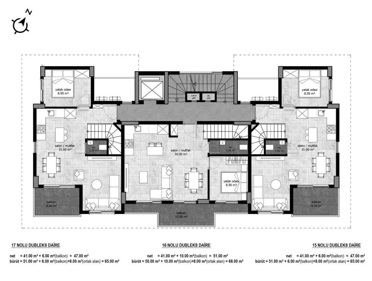 Appartamento ad Avsallar, Turchia, 63 m² - foto 14