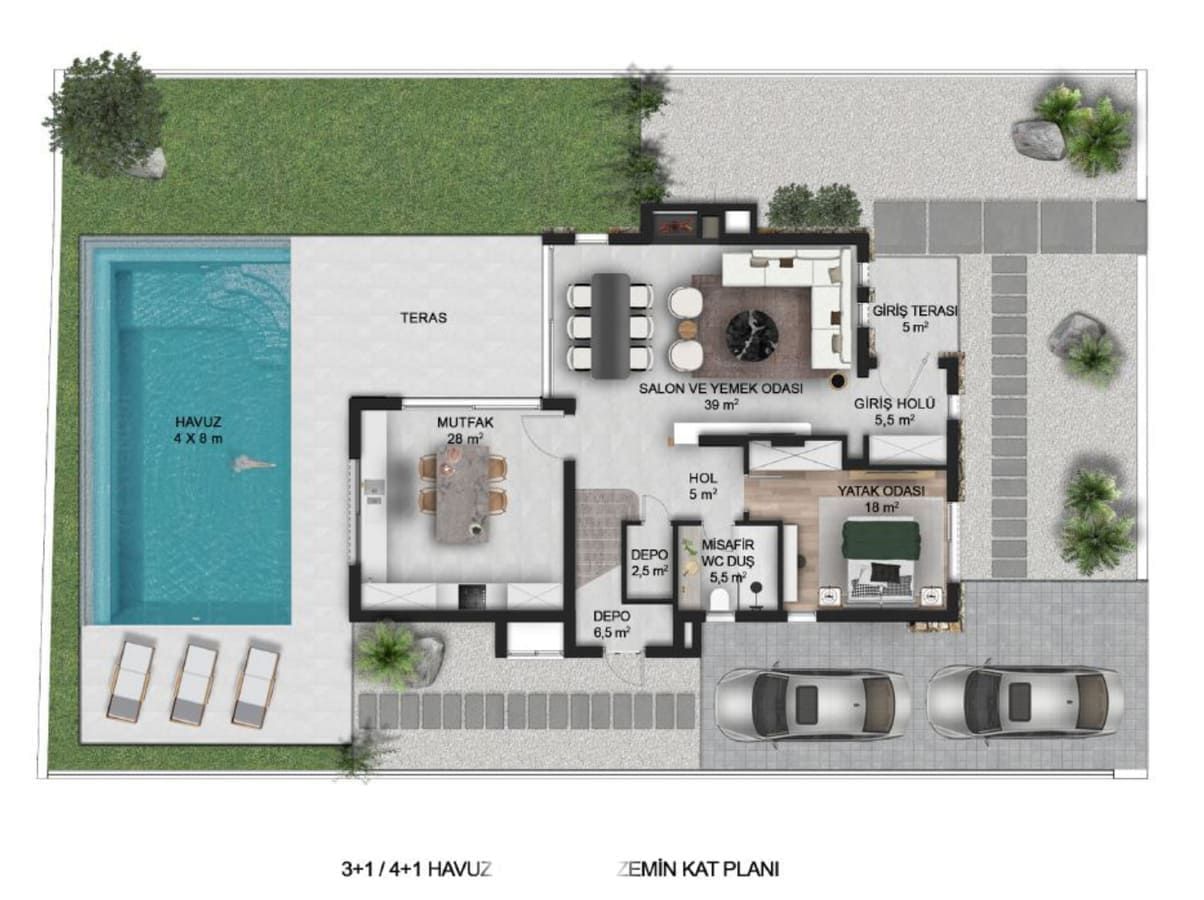 Villa in Kyrenia, Zypern, 218 m² - Foto 15