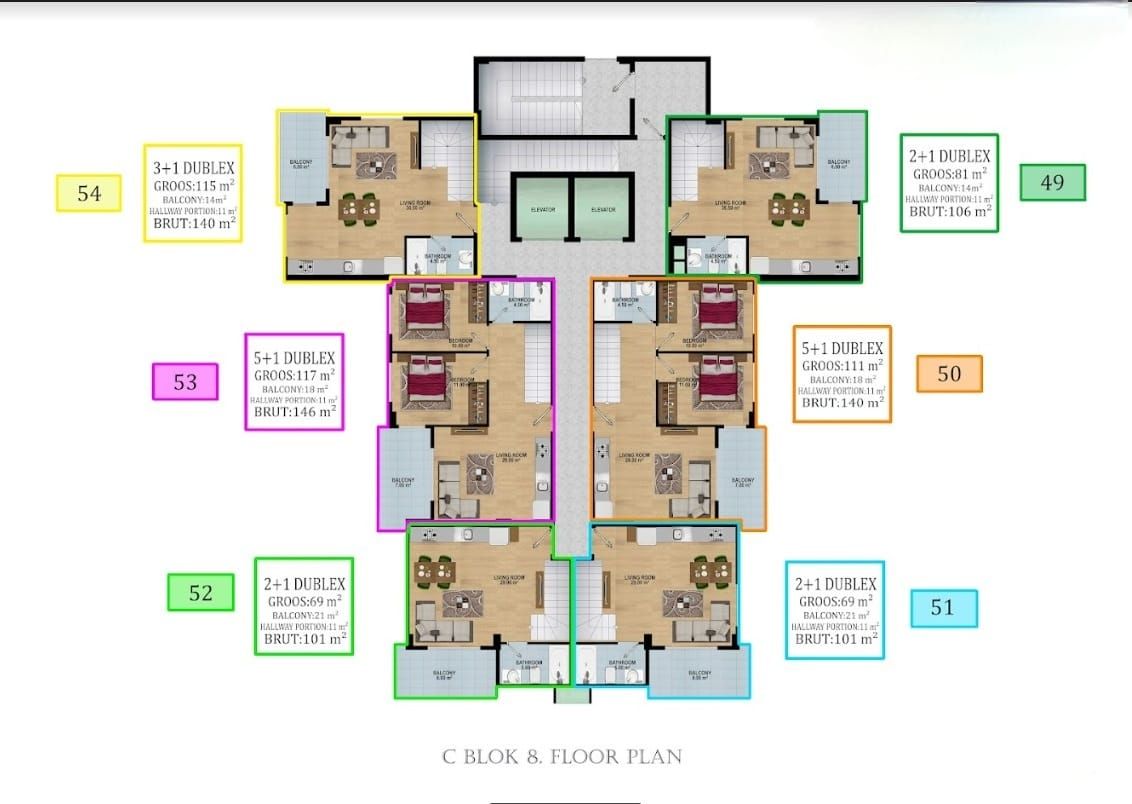 Flat in Avsallar, Turkey, 51 m² - picture 15