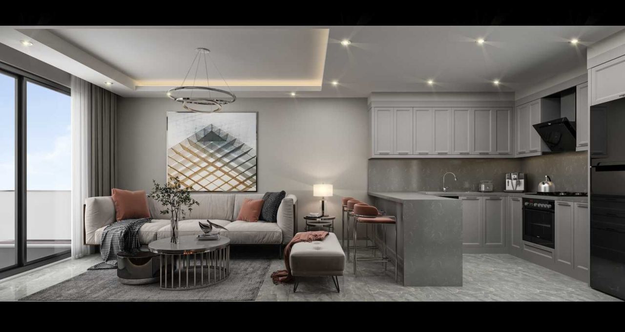 Appartamento a Alanya, Turchia, 56 m² - foto 15