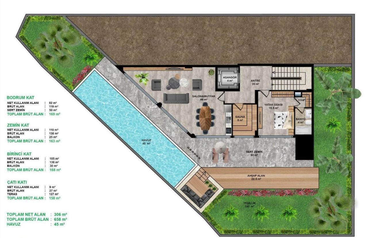 Villa in Alanya, Turkey, 476 m² - picture 15