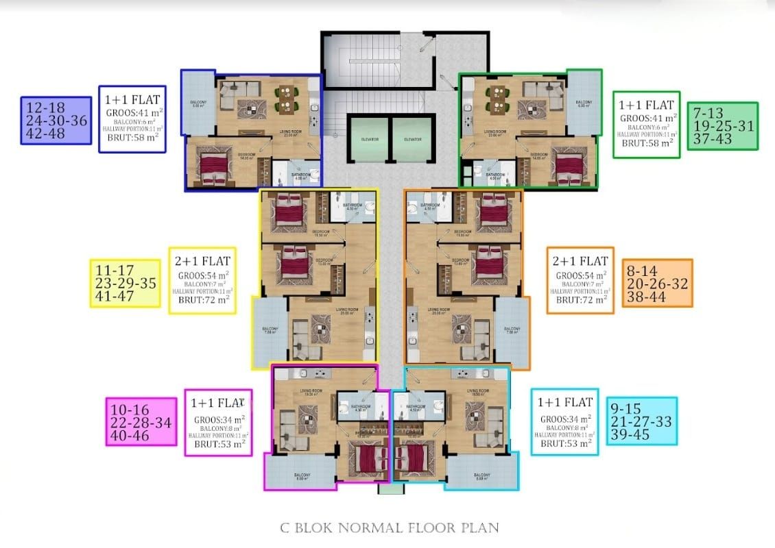Flat in Avsallar, Turkey, 51 m² - picture 16