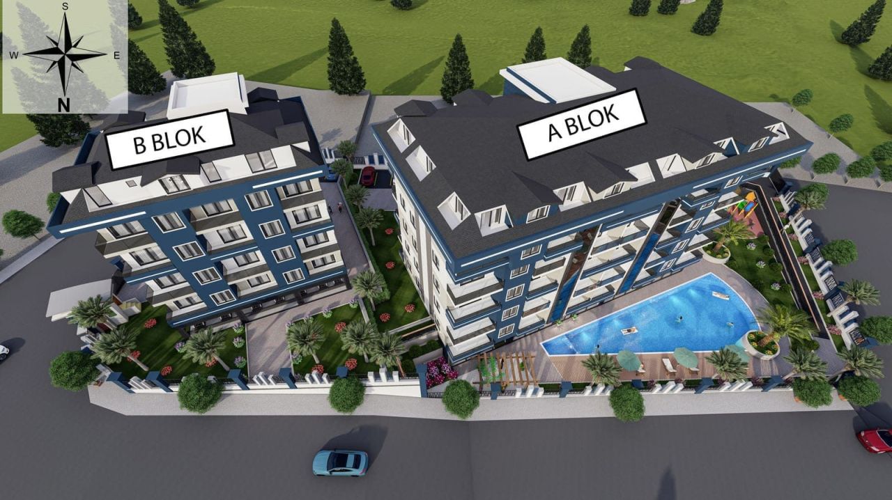 Wohnung in Kestel, Türkei, 61 m² - Foto 16