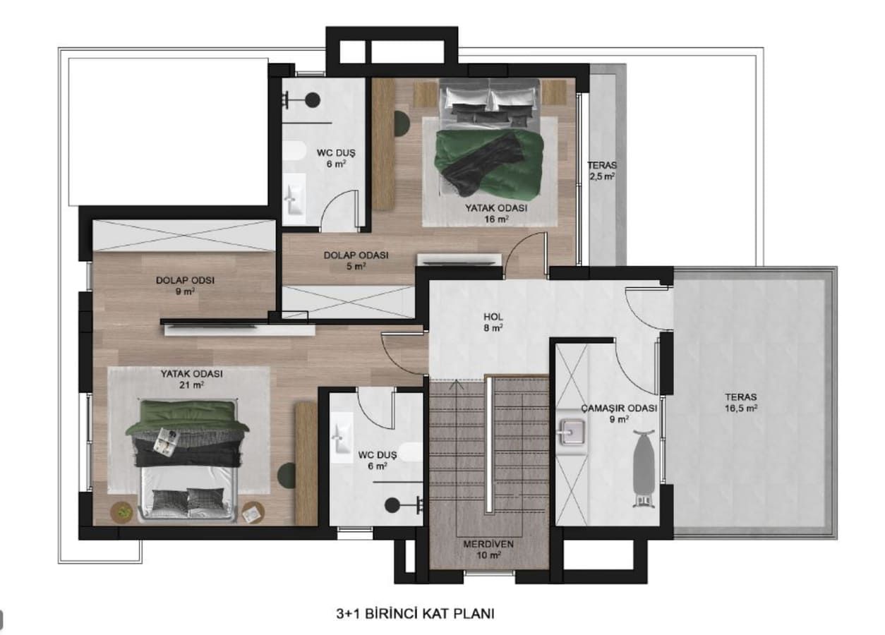 Villa in Kyrenia, Zypern, 218 m² - Foto 17