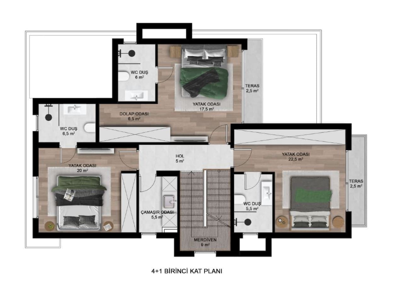Villa in Kyrenia, Zypern, 218 m² - Foto 18