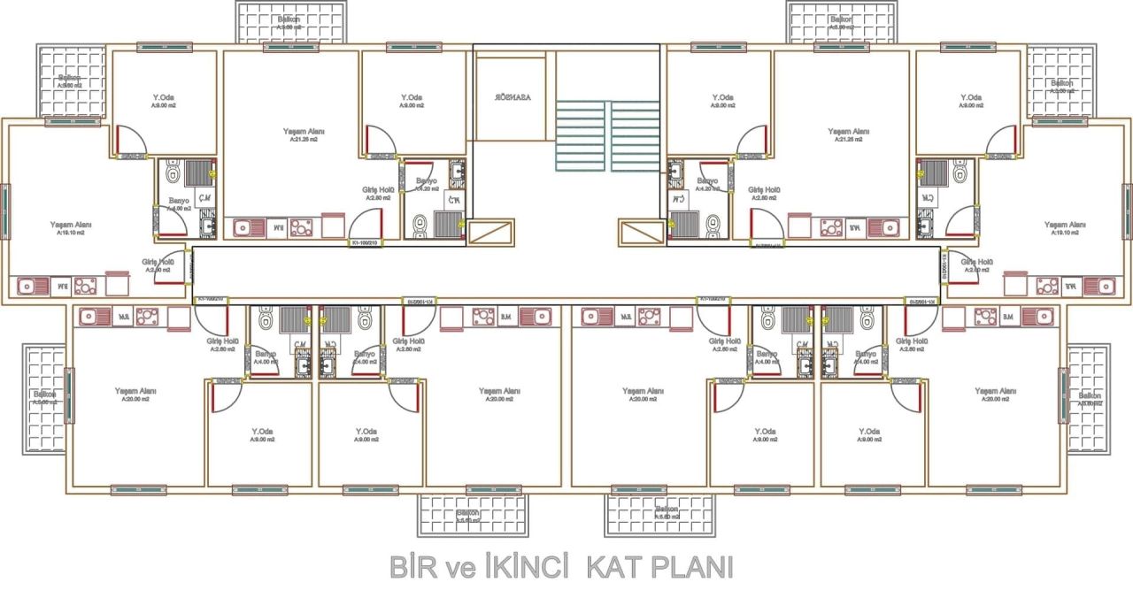 Piso en Konakli, Turquia, 41 m² - imagen 18