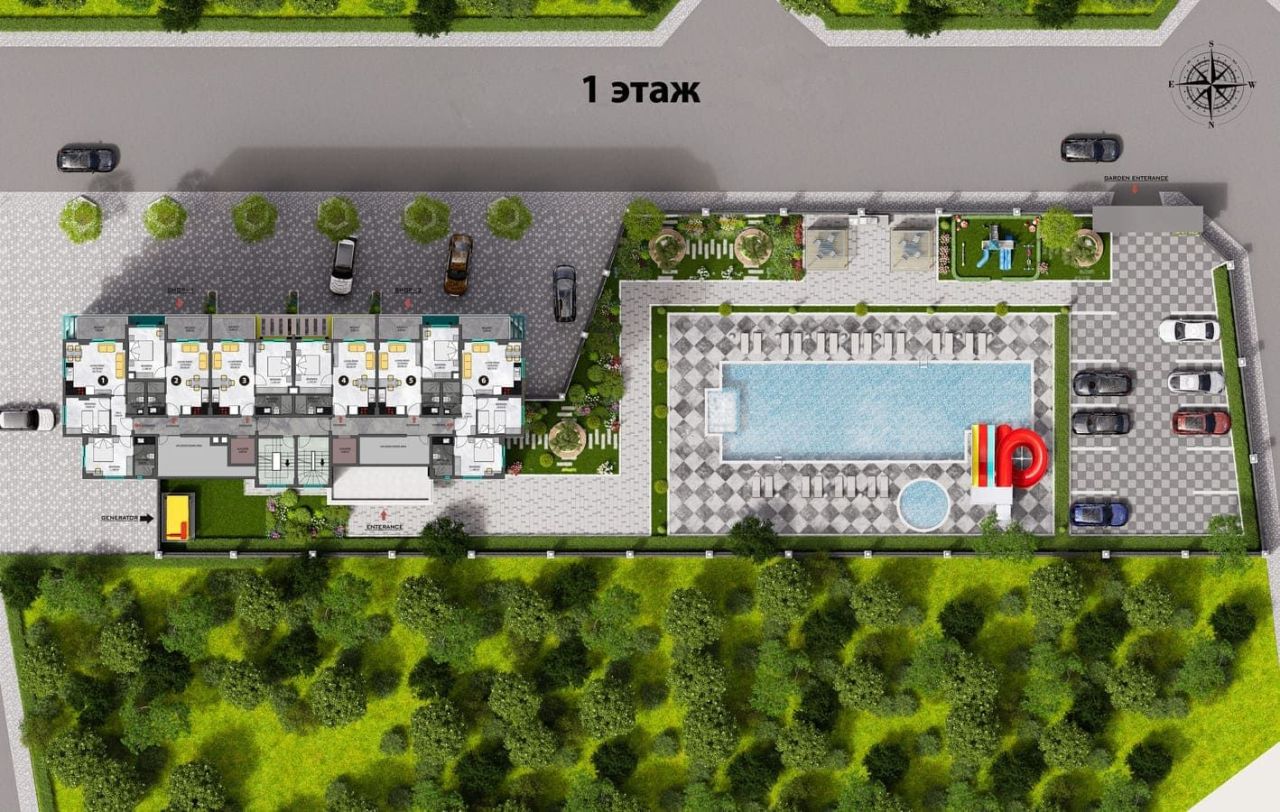 Appartamento a Konakli, Turchia, 42 m² - foto 18