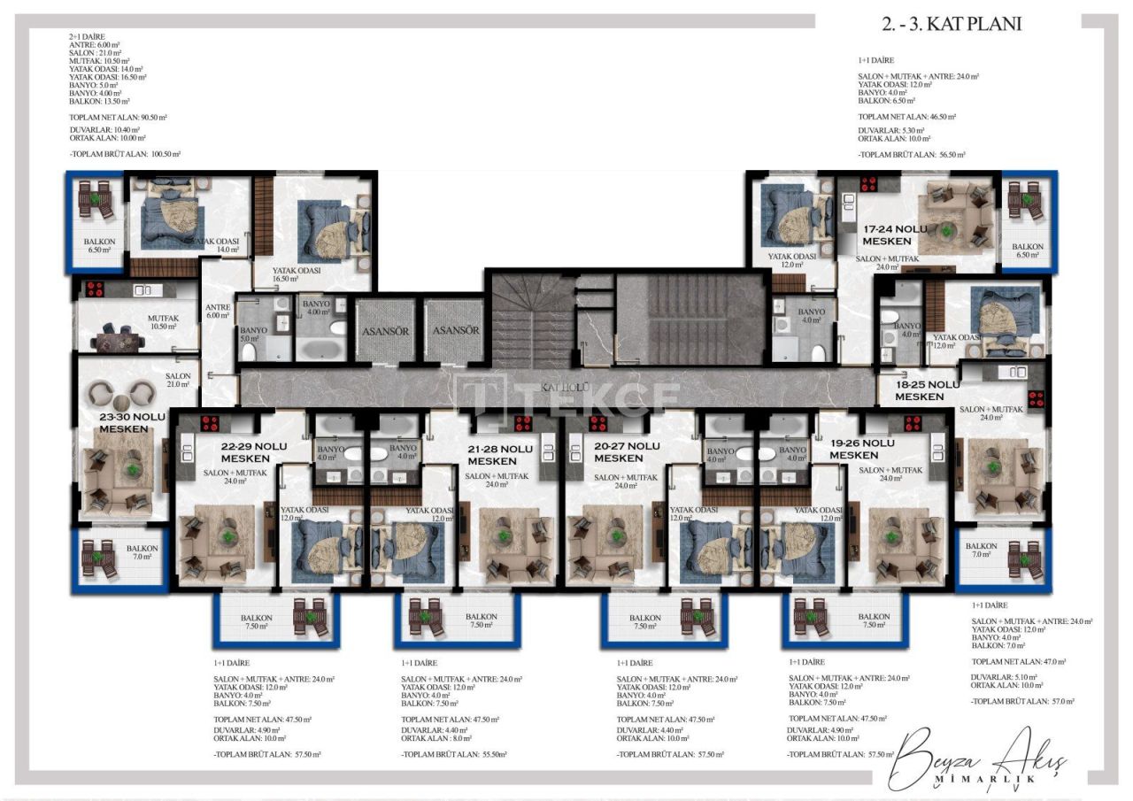 Apartamento en Alanya, Turquia, 70 m² - imagen 18