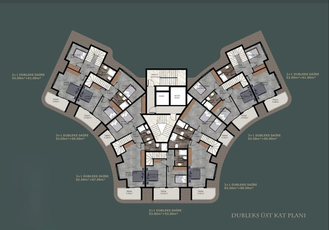 Flat in Alanya, Turkey, 53 m² - picture 19