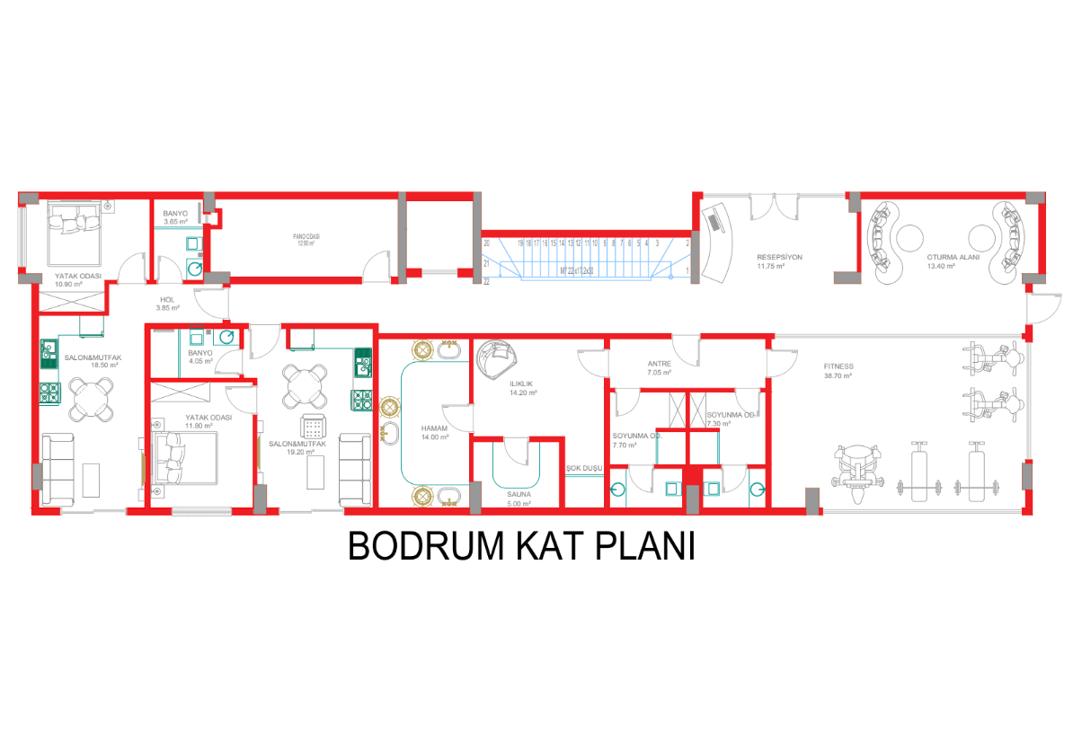 Appartement à Avsallar, Turquie, 48 m² - image 19