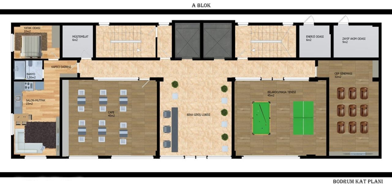 Piso en Avsallar, Turquia, 52 m² - imagen 19