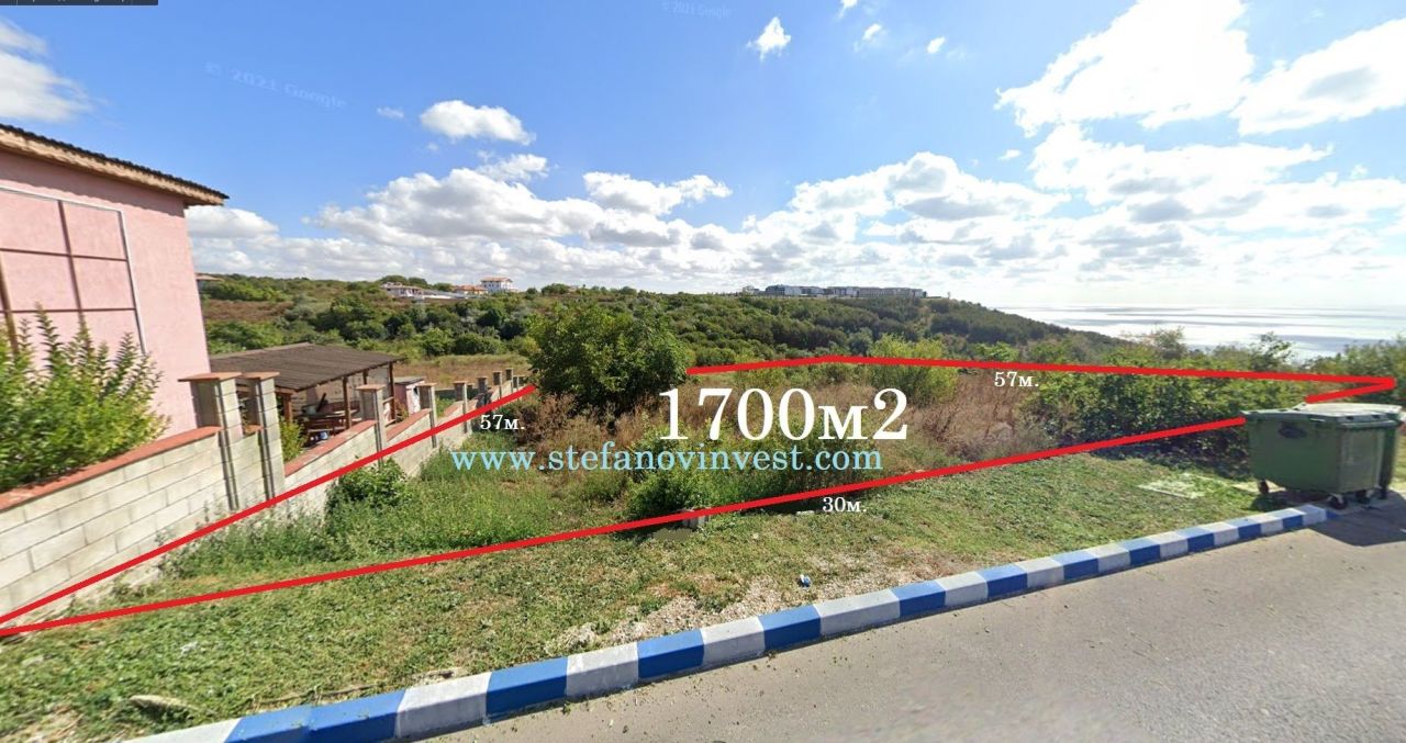 Land in Balchik, Bulgaria, 1 700 m² - picture 1