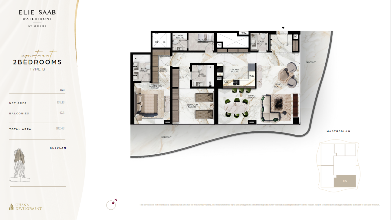 Apartment in Abu Dhabi, UAE, 176 m² - picture 3