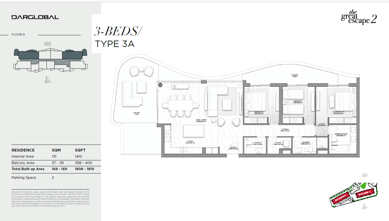 Apartment in Muscat, Oman, 168 m² - picture 4