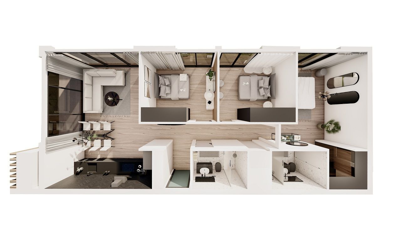 Apartment in Kyrenia, Cyprus, 90 m² - picture 6