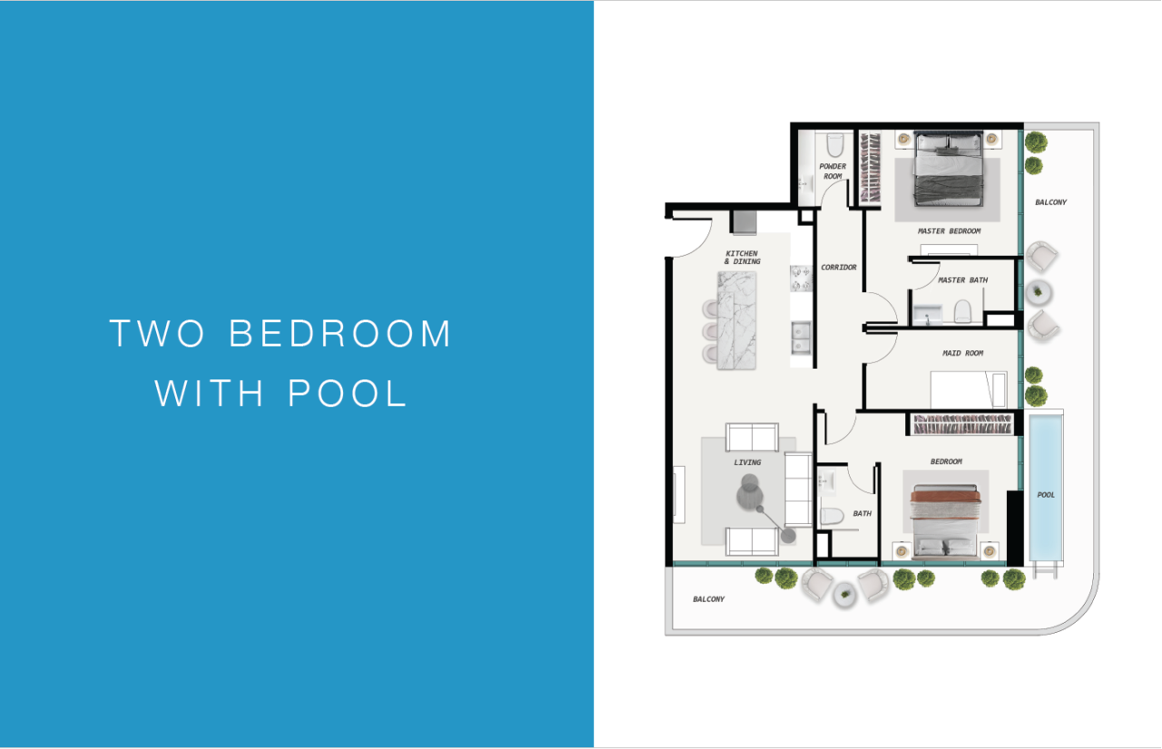 Apartamento en Dubái, EAU, 114 m² - imagen 13