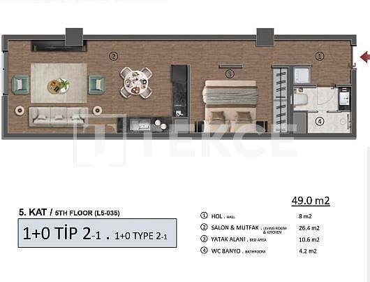 Apartment in Beylikduzu, Turkey, 225 m² - picture 12
